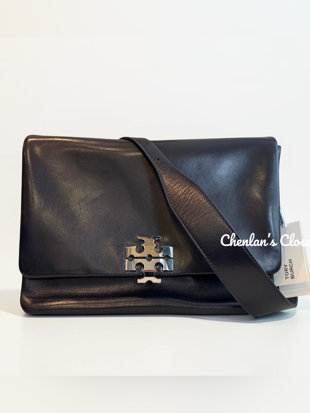 NWT Tory Burch Large Charlie Runway Shoulder Bag